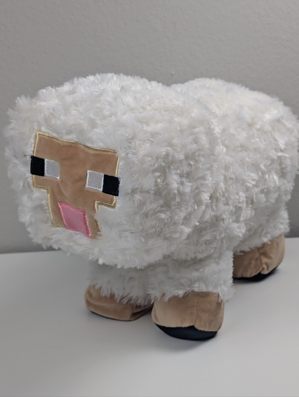 Minecraft White Sheep Plush Pillow Buddy 14" Stuffed Animal Jay Franco Mojang